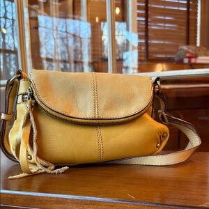 Lucky Brand Tan Leather Crossbody Bag